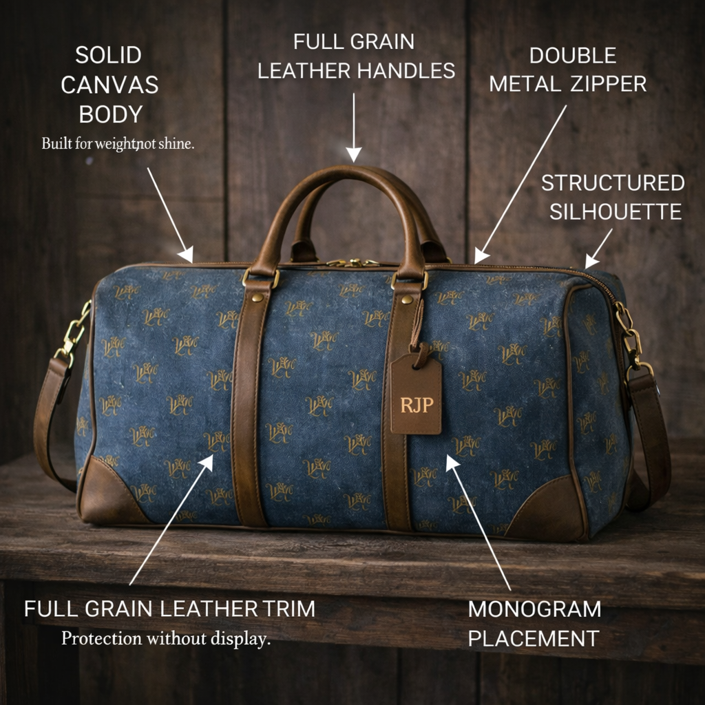 THE CANVAS AUTHORITY BAG (MIDNIGHT)